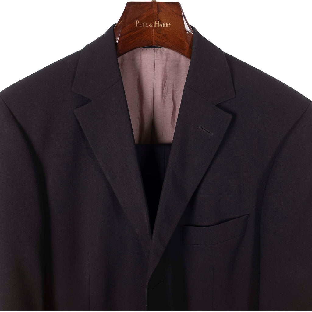 Black 3 Button Suit