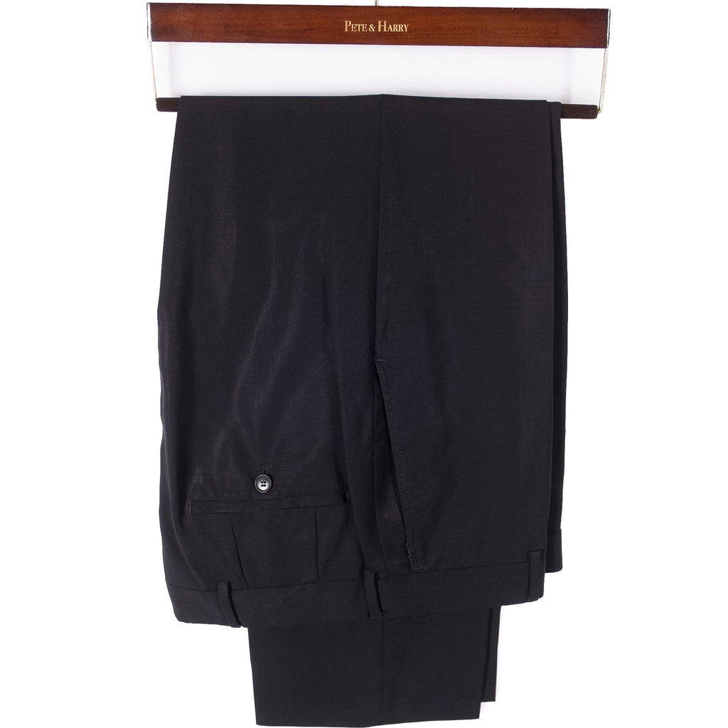 Black 3 Button Suit