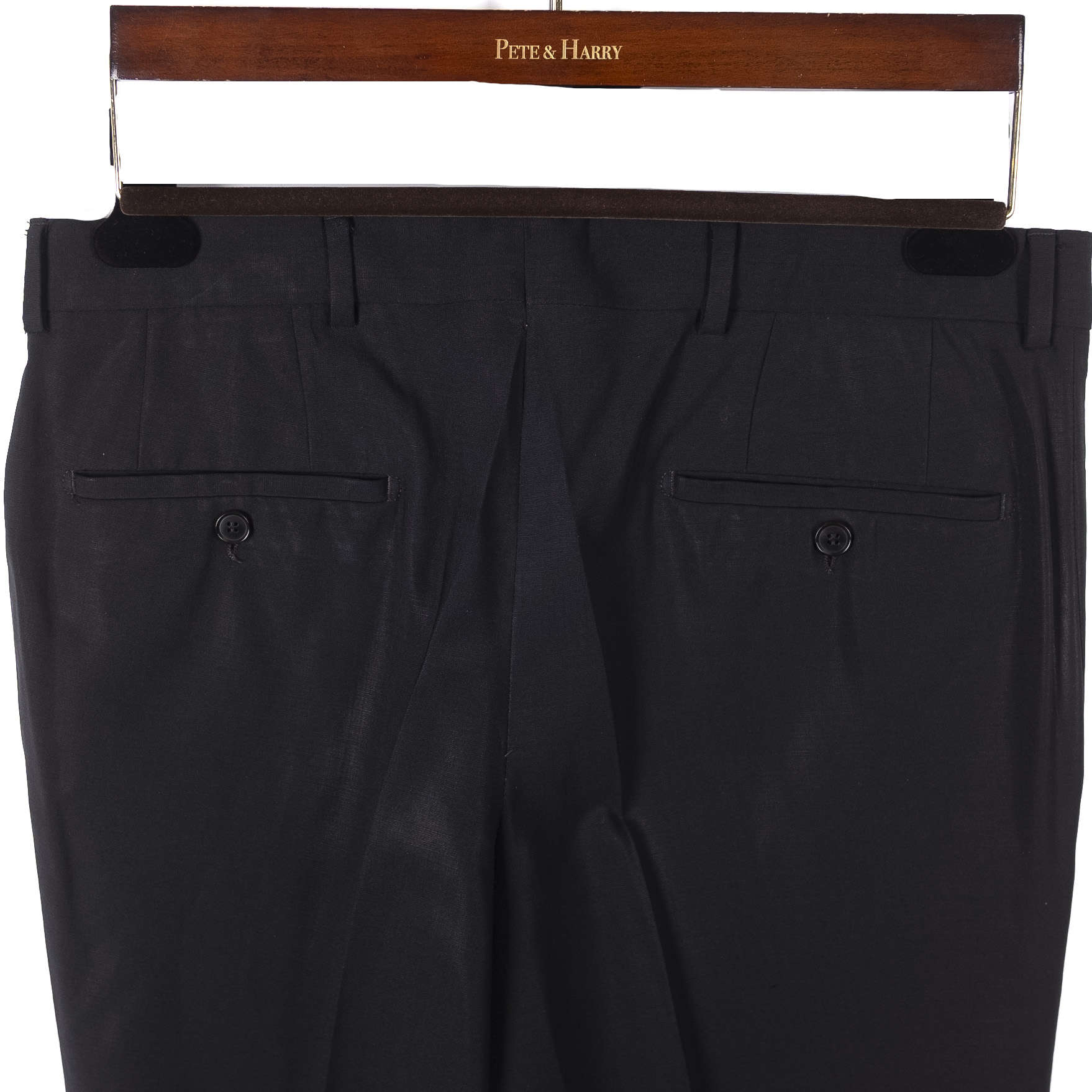 Black 3 Button Suit