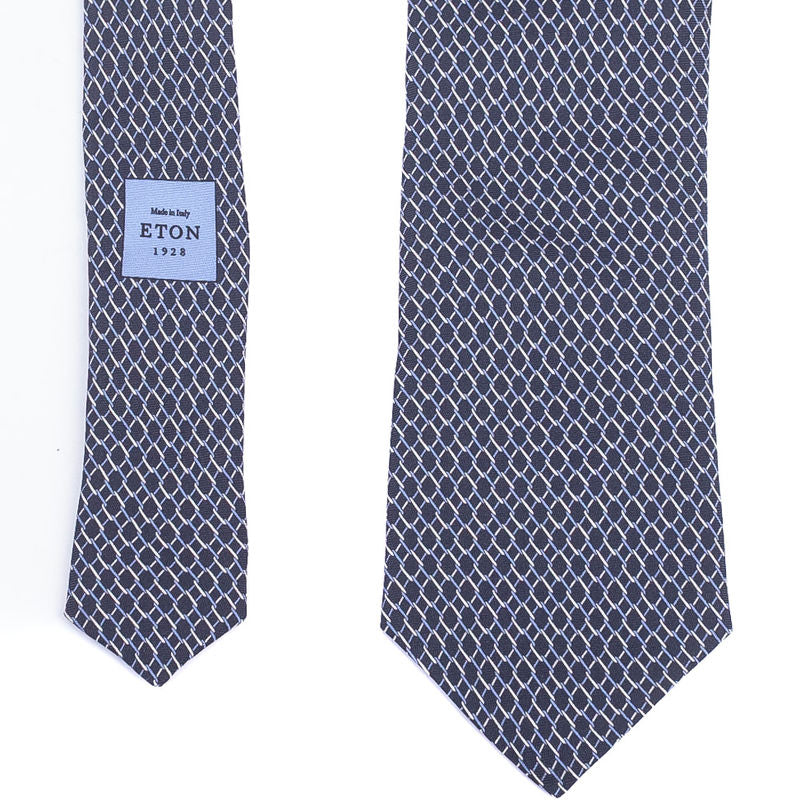 Navy Patterned Tie