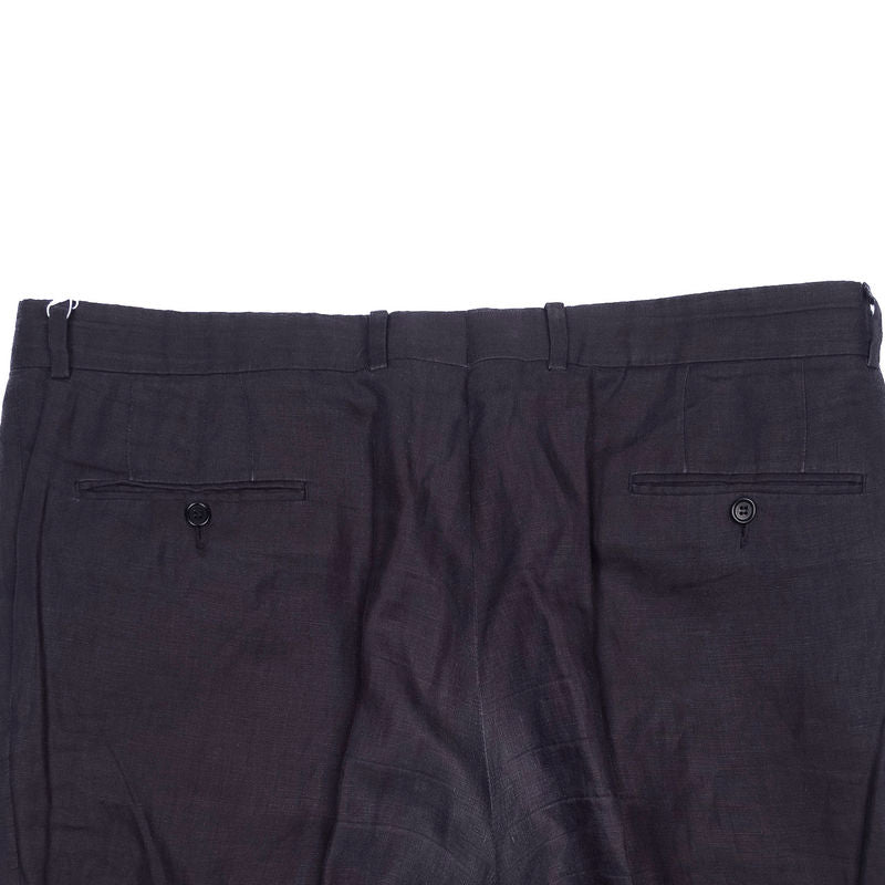 Navy Linen Trousers