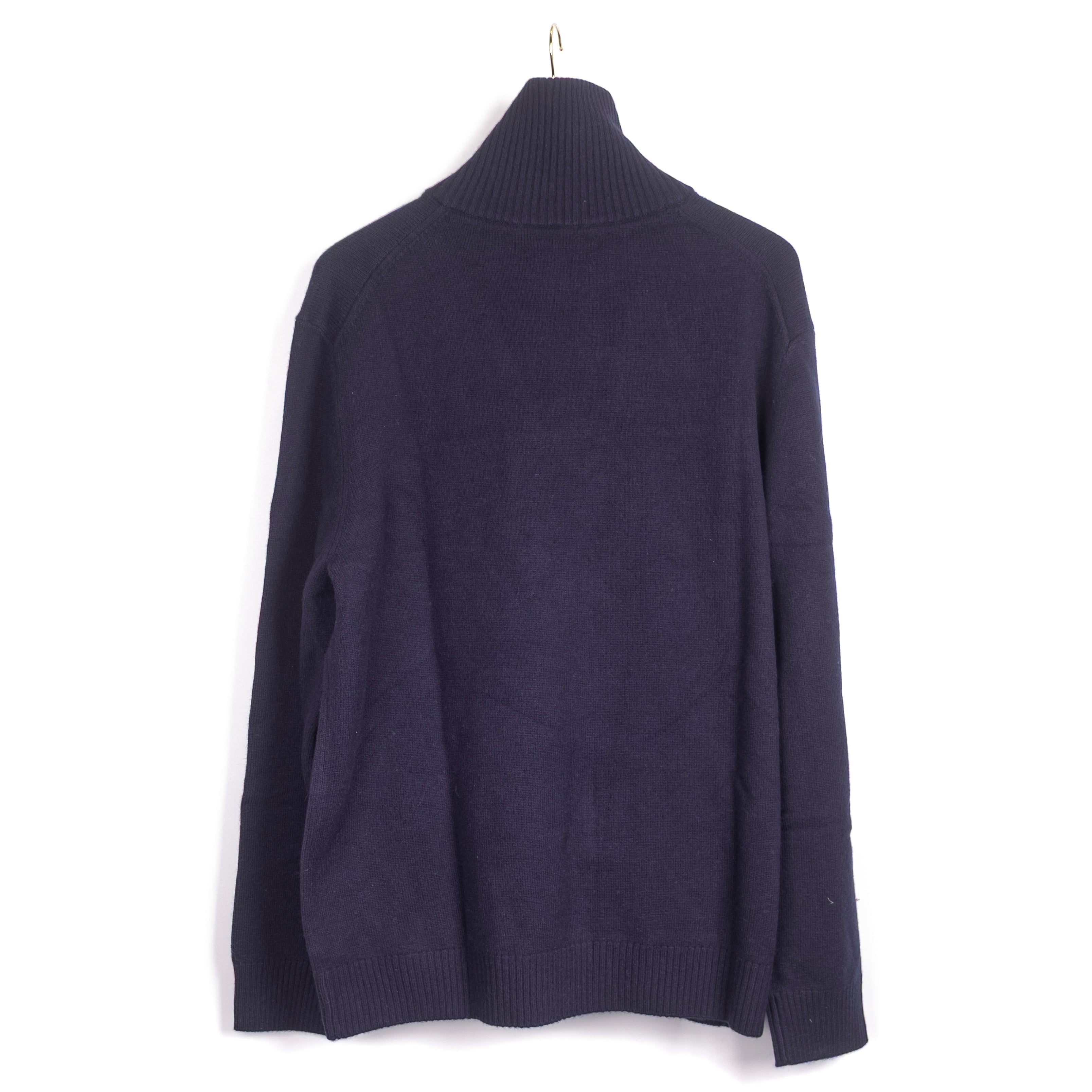 Navy Half Zip Sweater