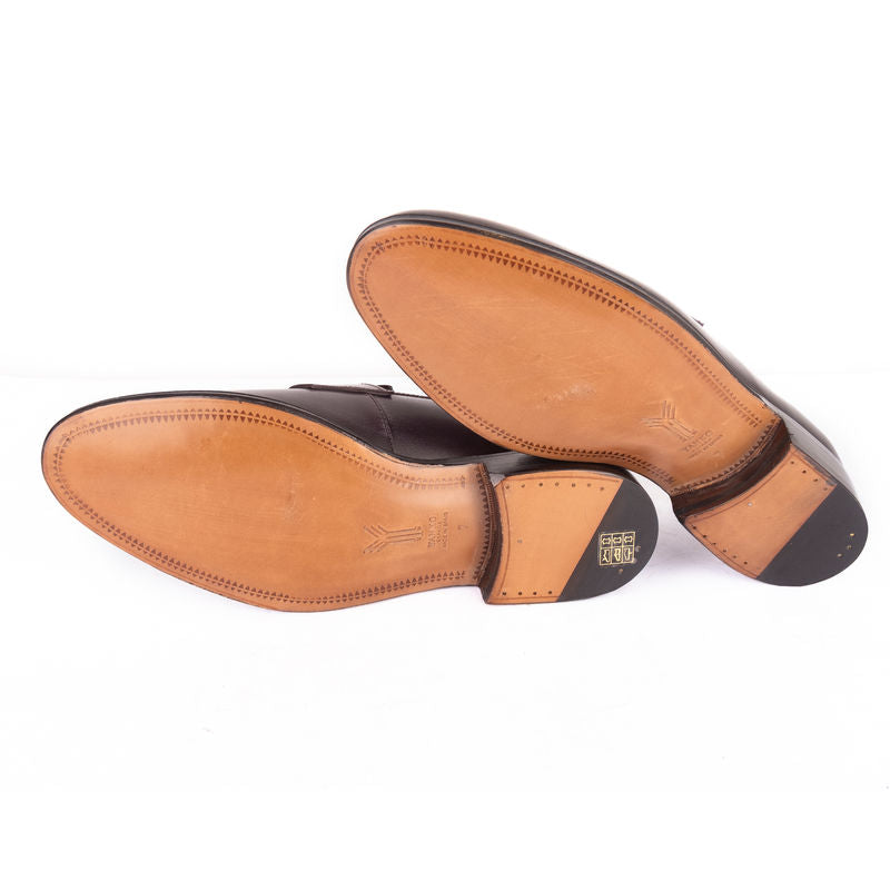 Box Calf Burgundy Penny Loafers