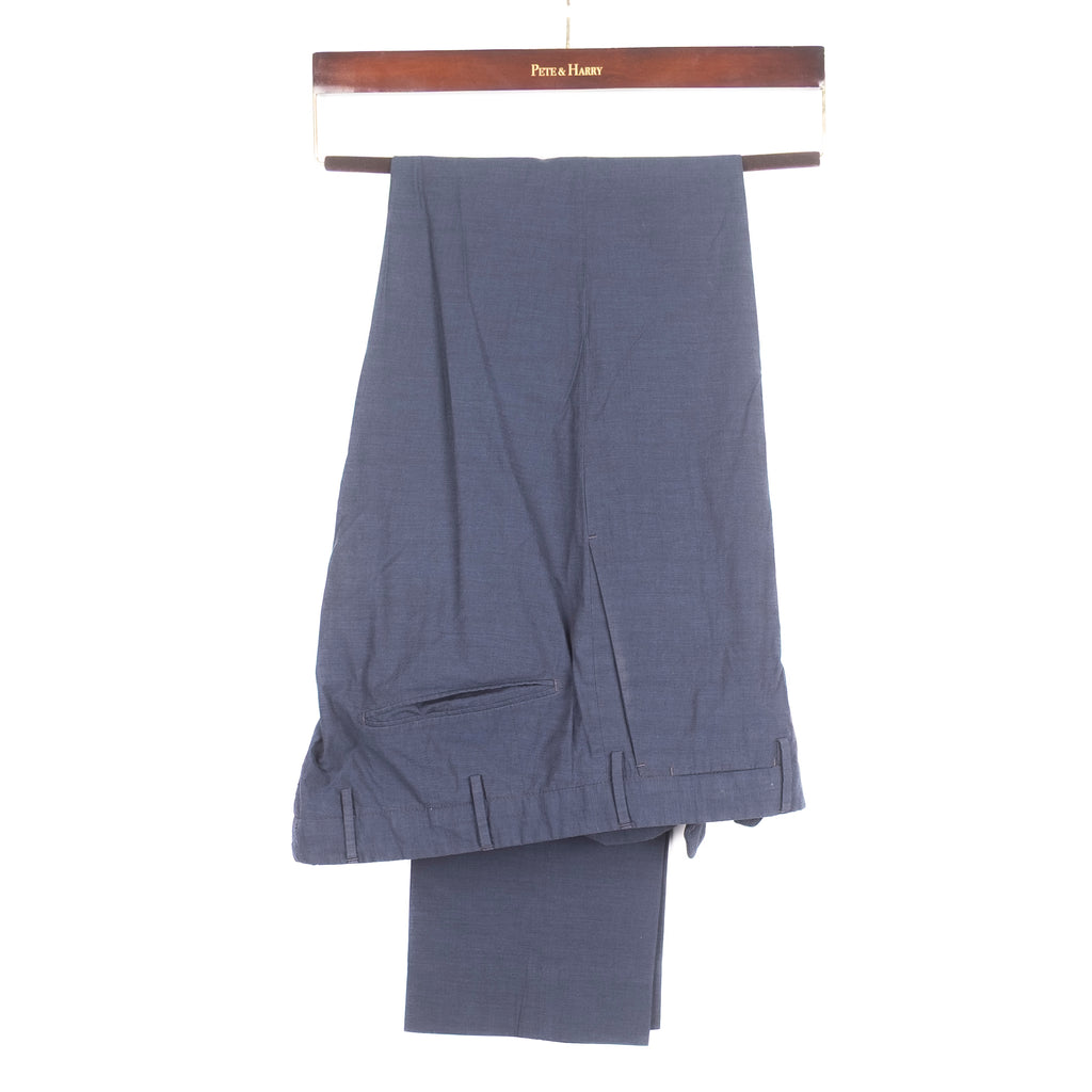 Blue Chinos Casual Trouser