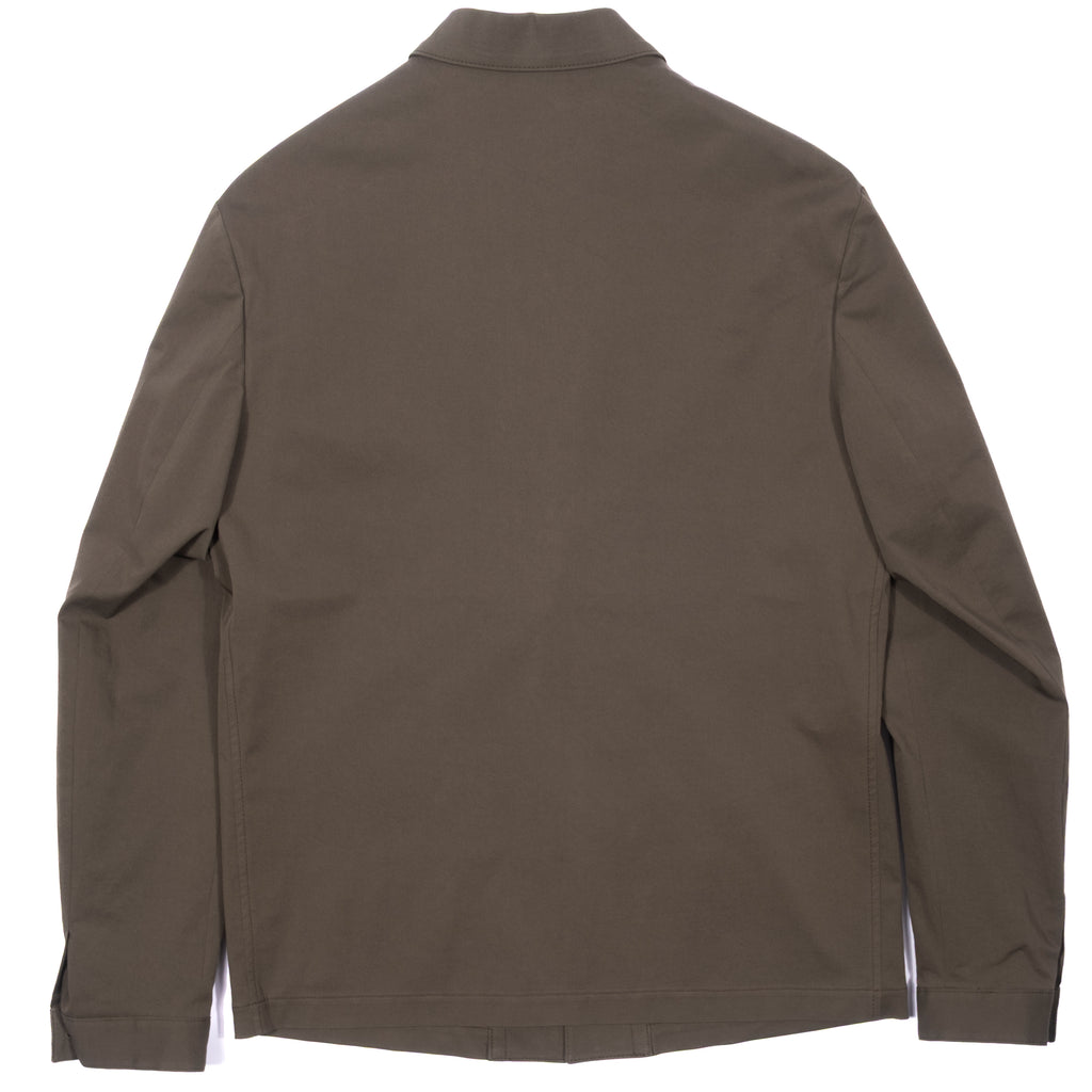 Neapolitan Hand Tailored Green Cotton Utility Jacket Size 50