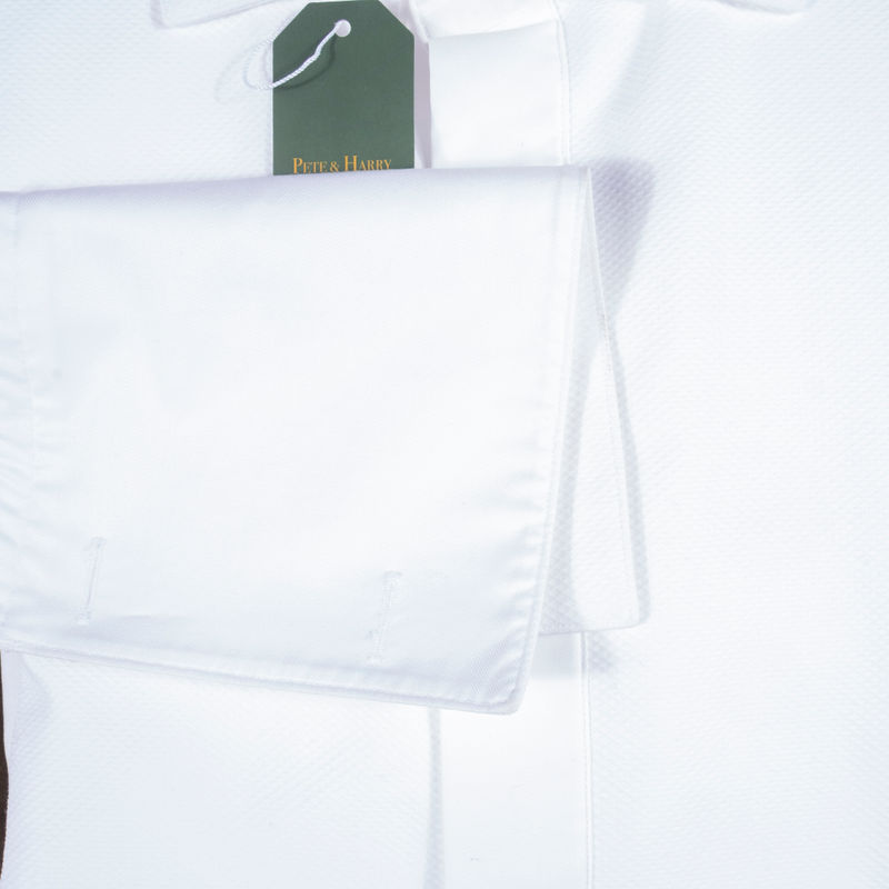 Shirtonomy White Tuxedo Shirt Sz 40