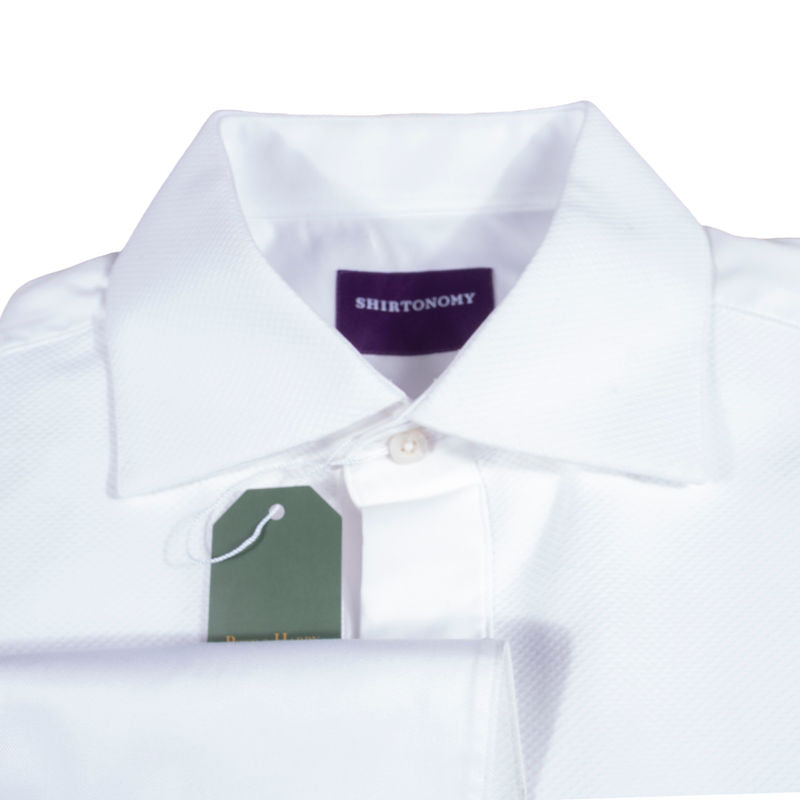 Shirtonomy White Tuxedo Shirt Sz 40