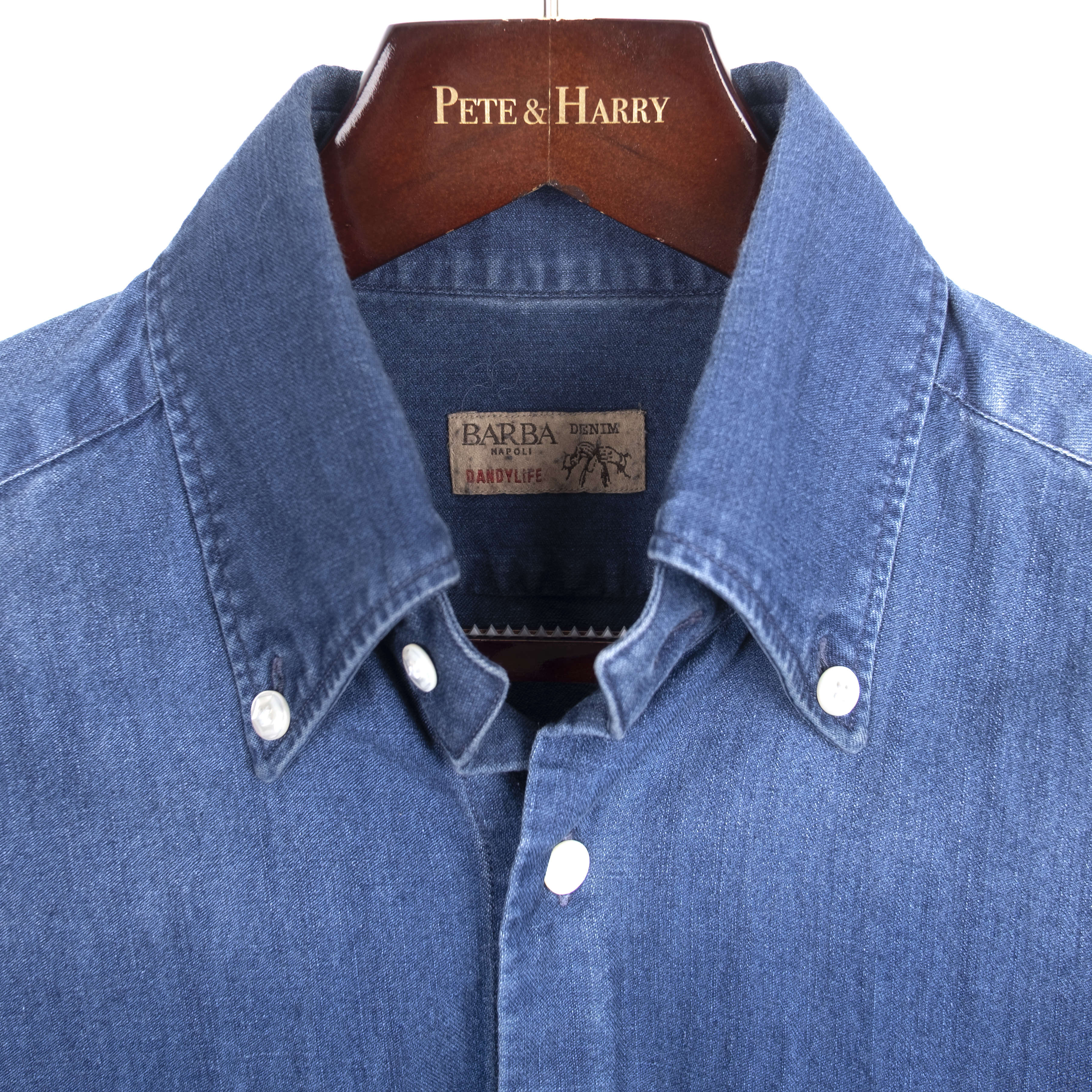 Dark Blue Denim Shirt