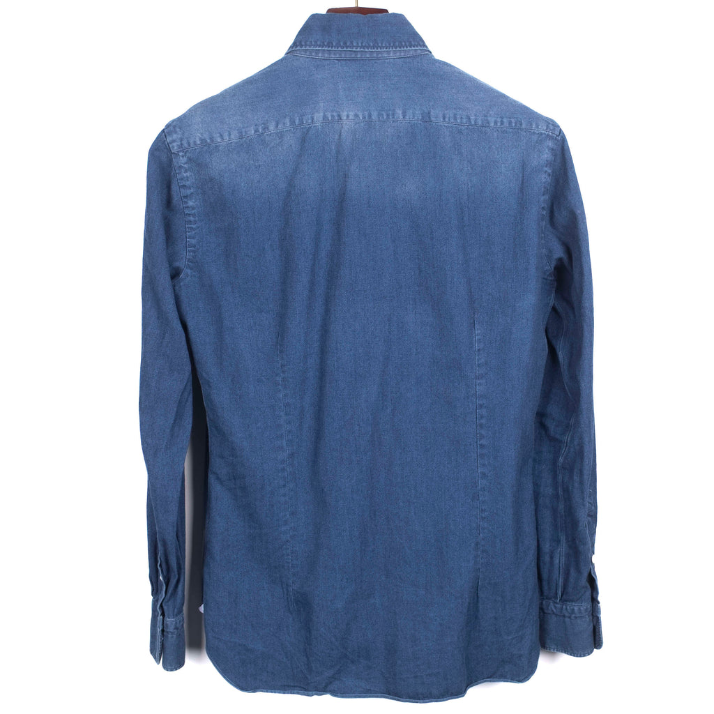 Dark Blue Denim Shirt