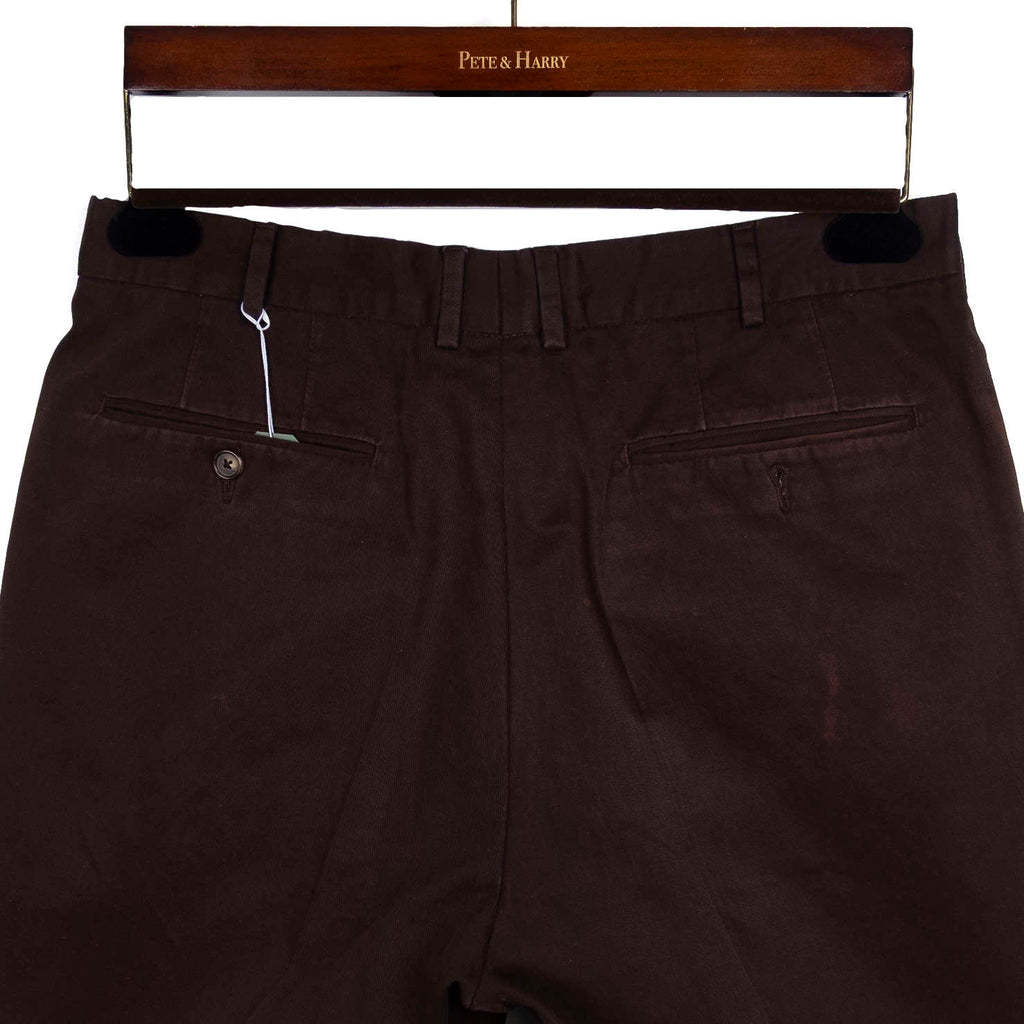 Brown Cotton Chinos