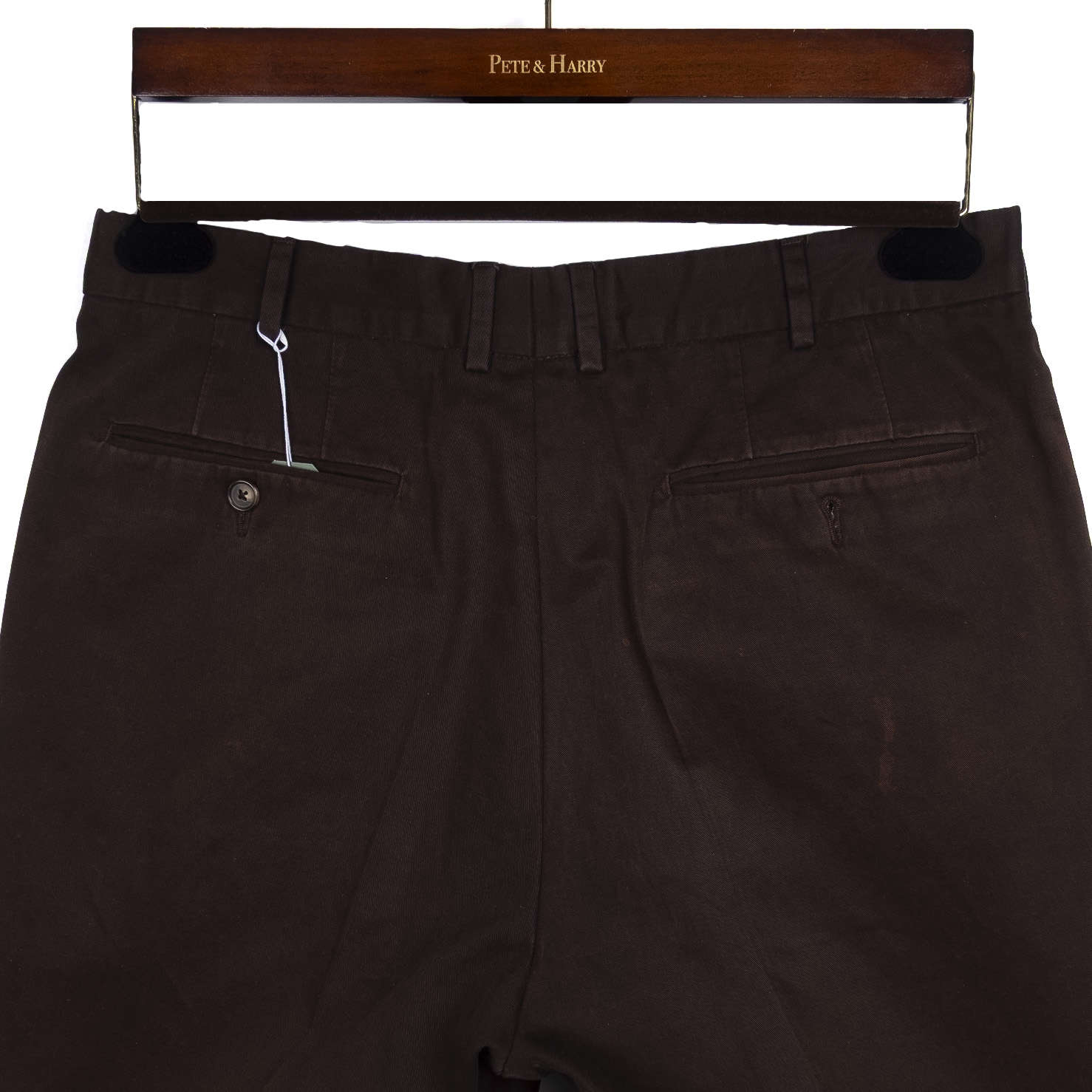 Brown Cotton Chinos