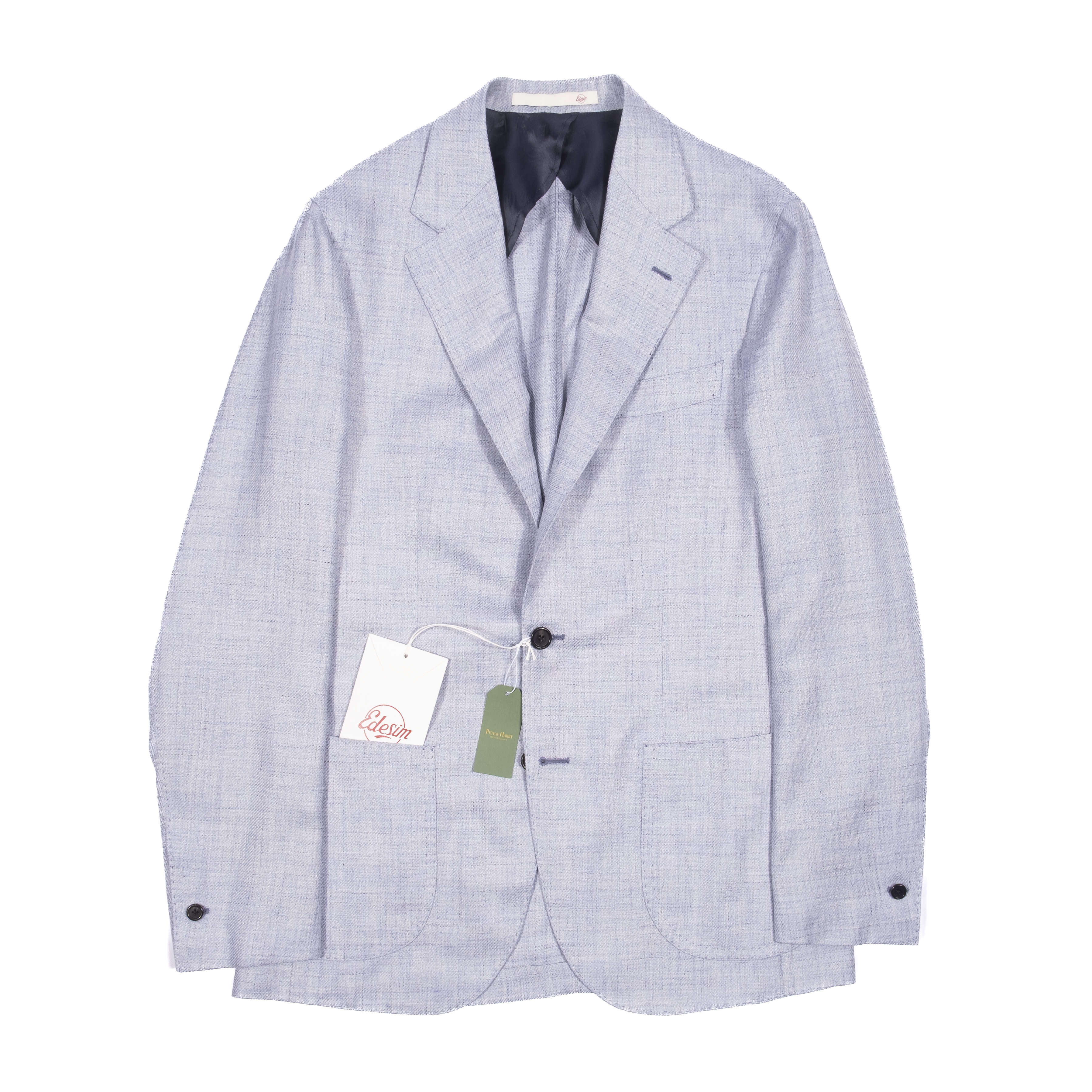 Neapolitan Hand Tailored Light Blue Sport Coat Sz 50