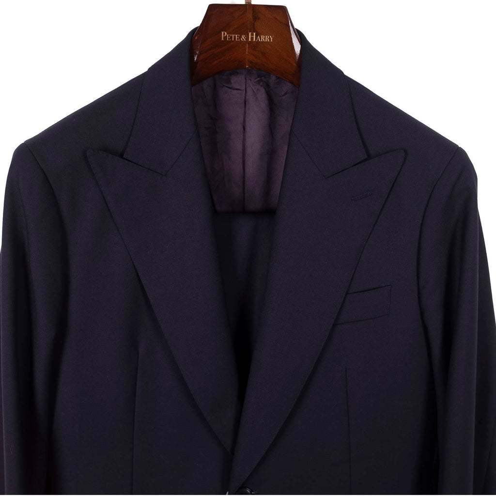 Navy Peak Lapel Suit