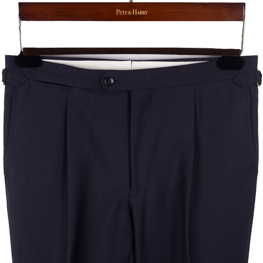 Navy Peak Lapel Suit