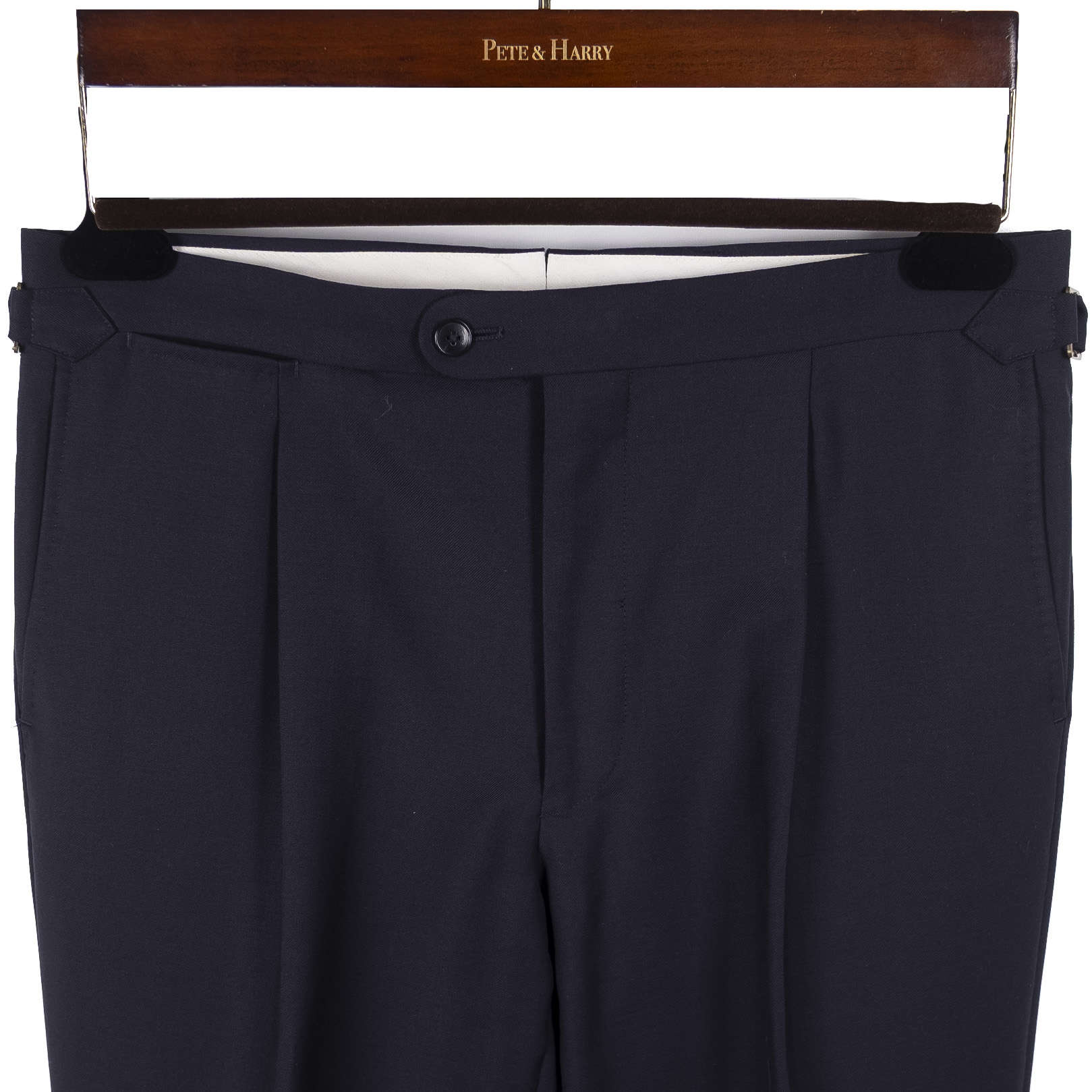 Navy Peak Lapel Suit
