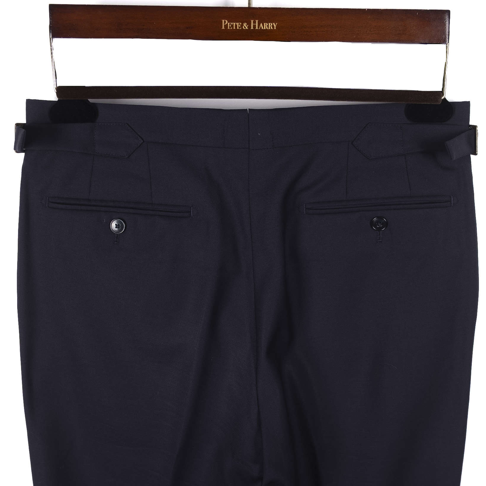 Navy Peak Lapel Suit
